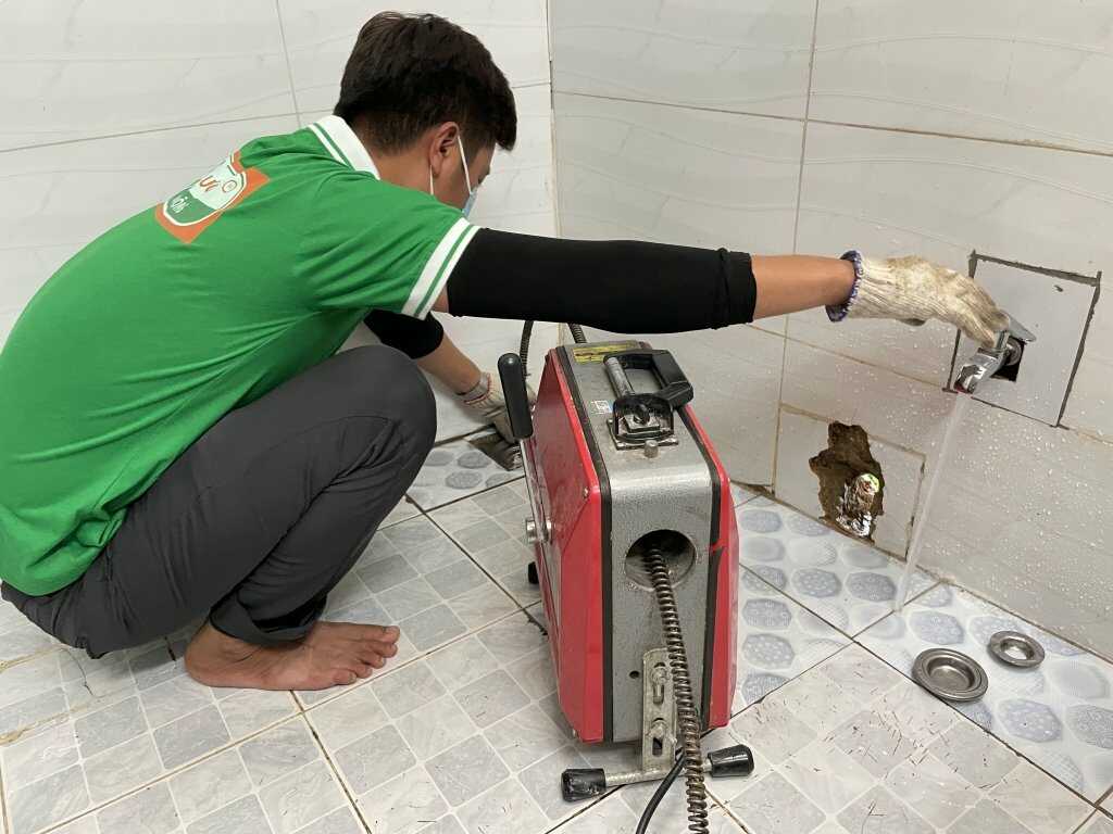bảng giá dịch vụ Thông cống nghẹt Bàu Bàng