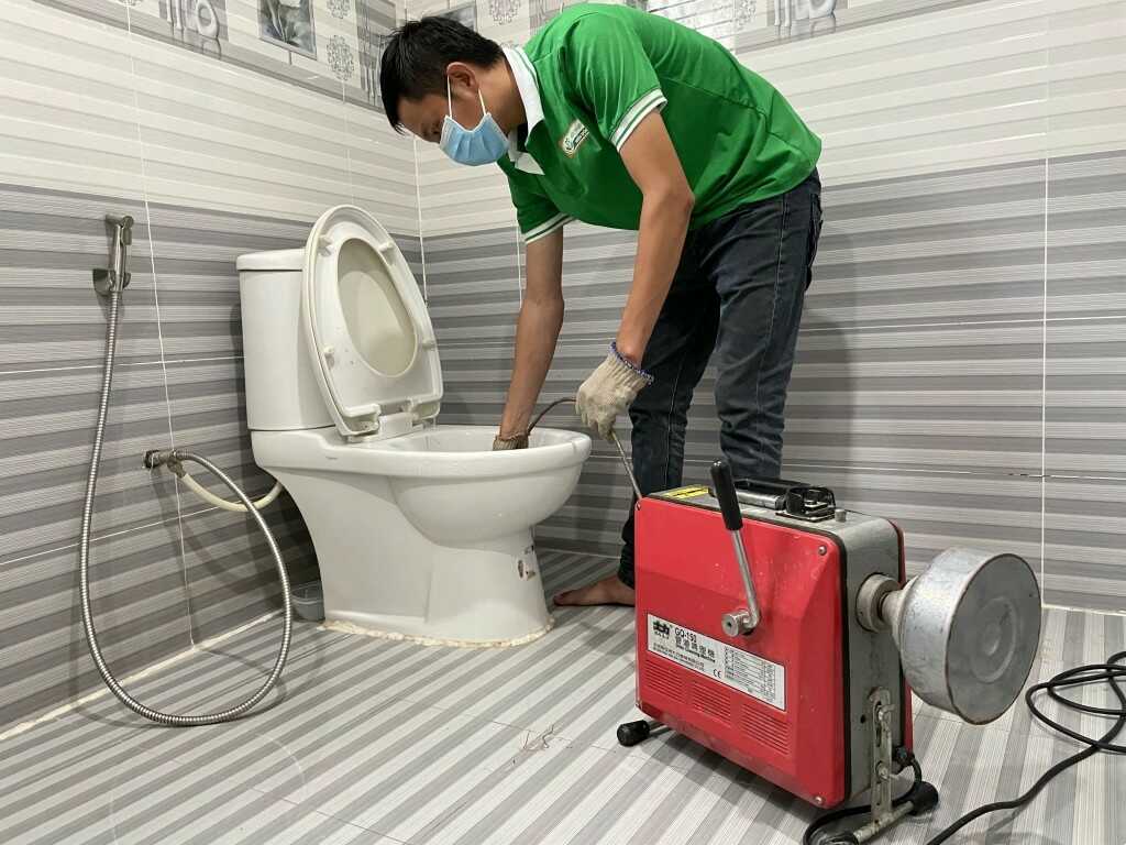 thông tắc cống tại Tam Điệp