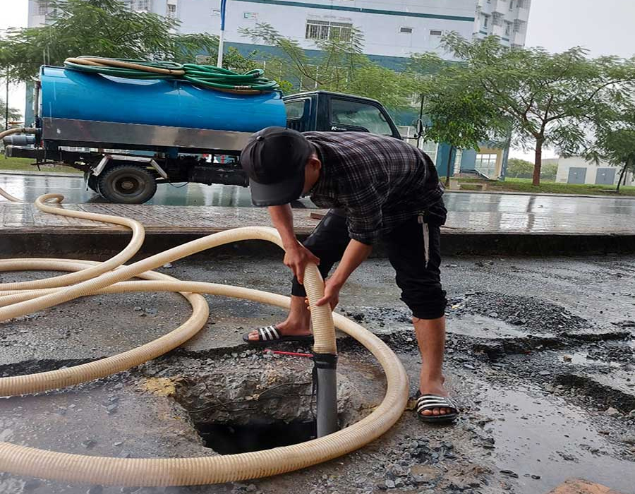 dịch vụ Thông cống nghẹt Bàu Bàng