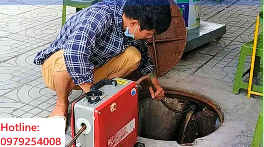 thông cống nghẹt Tân An