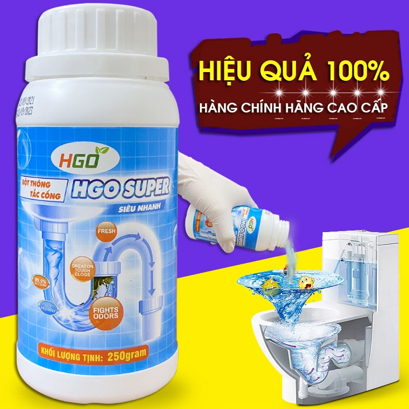 bột thông cống nghẹt