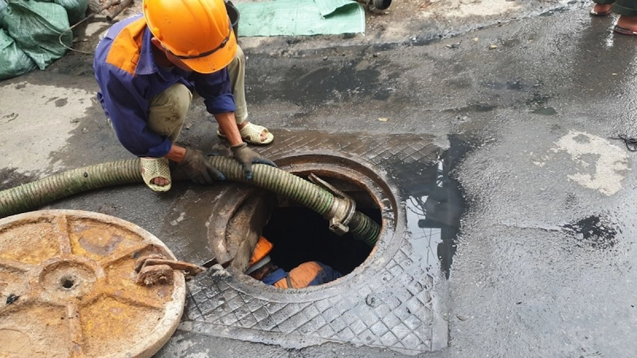 gọi thợ thông cống nghẹt công nghiệp giá rẻ