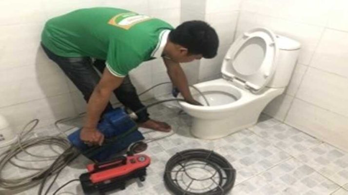 Thông tắc cống tại phường Hoàng Liệt
