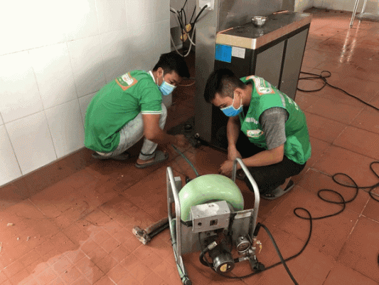 thông tắc cống tại phường văn miếu