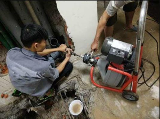 thông tắc cống tại phường vĩnh tuy