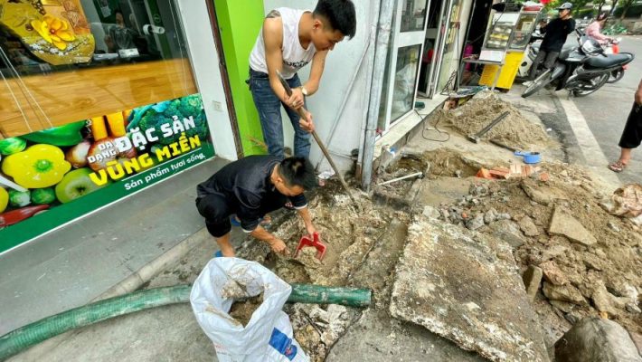 hút bể phốt tại sơn tây