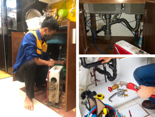 Thông Bồn Rửa Chén Hóc Môn