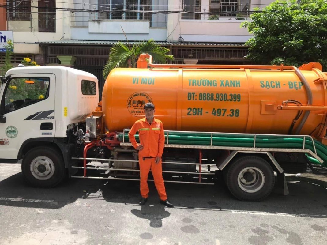 Dịch vụ hút hầm cầu huyện Thới Lai làm việc chuyên nghiệp