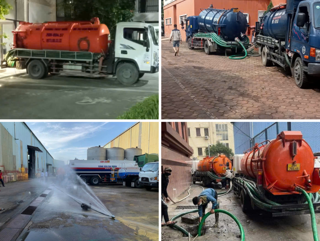 Dịch vụ hút hầm cầu huyện Thới Lai uy tín