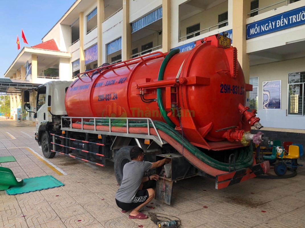 Dịch vụ hút hầm cầu Huyện Cờ Đỏ chuyên nghiệp