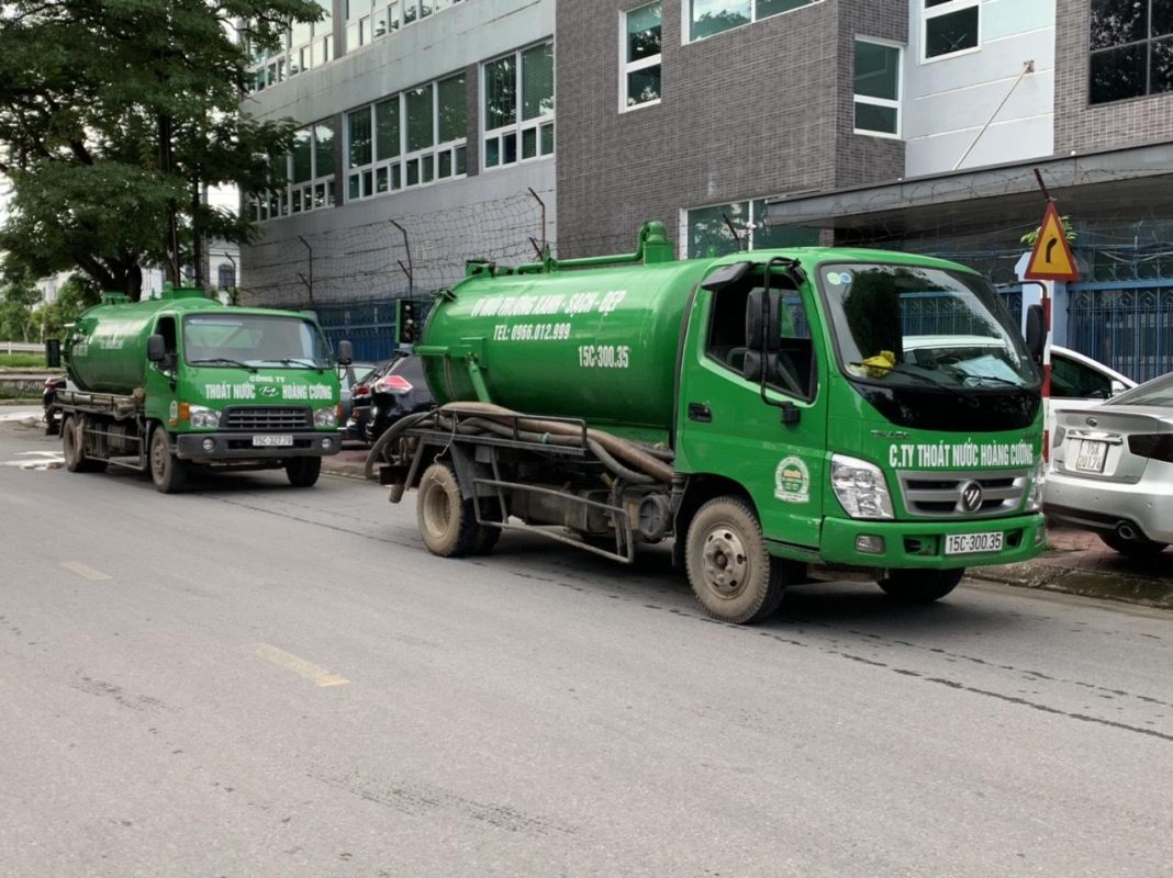 Quy trình thi công hút hầm cầu Huyện Phong Điền