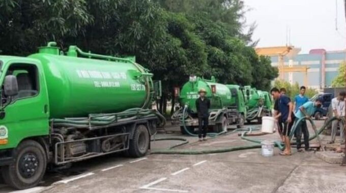 hút bể phốt tại tân mai