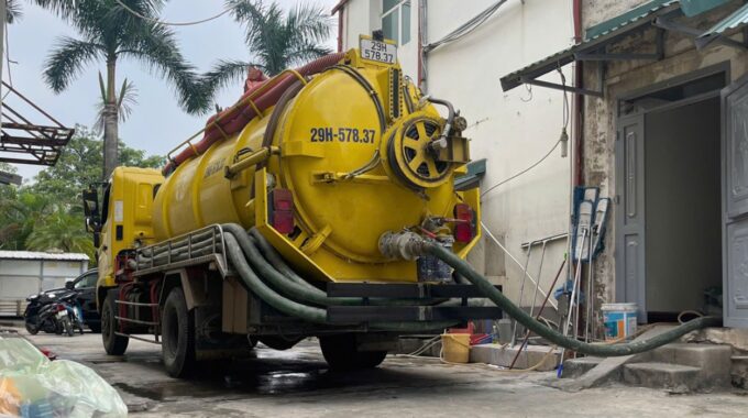hút bể phốt tại tân mai