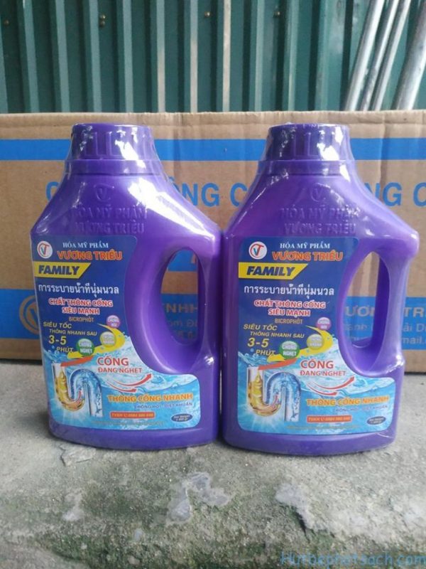 dung dịch thông bồn cầu