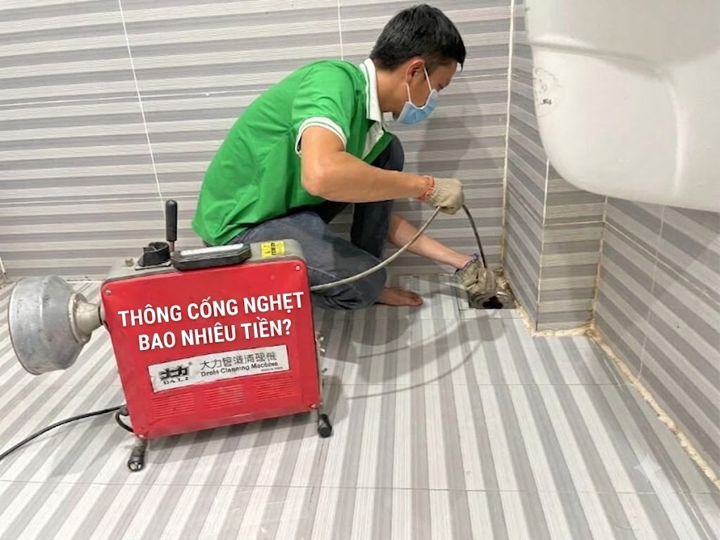 thông cống nghẹt bao nhiêu tiền