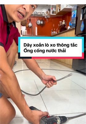 Cách Hướng Dẫn Sử Dụng Máy Lò Xo Thông Cống