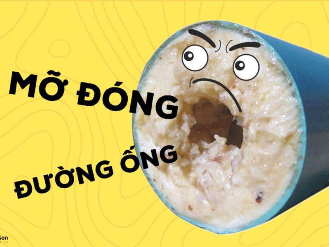 Tắc Cống Do Dầu Mỡ
