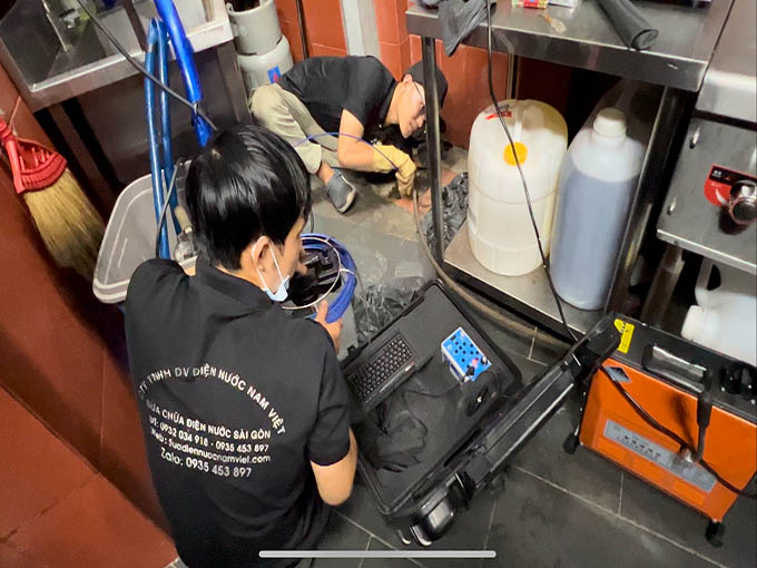 Thông Cống Bằng Camera Kiểm Tra